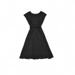 sm_party dress black silk web