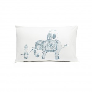 Sun_elephant procession blue