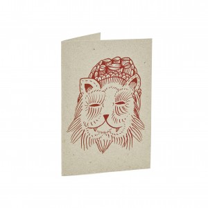 Sun_lion greeting card