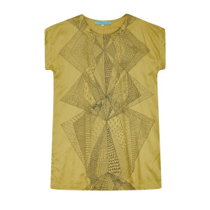 Sm_Gold Diamond Shift Dress